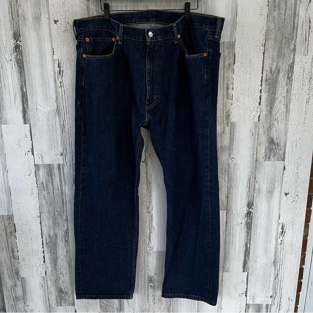 Levi’s 505 Men’s Blue Denim Jeans Zip & Button Closure Size 40X30
